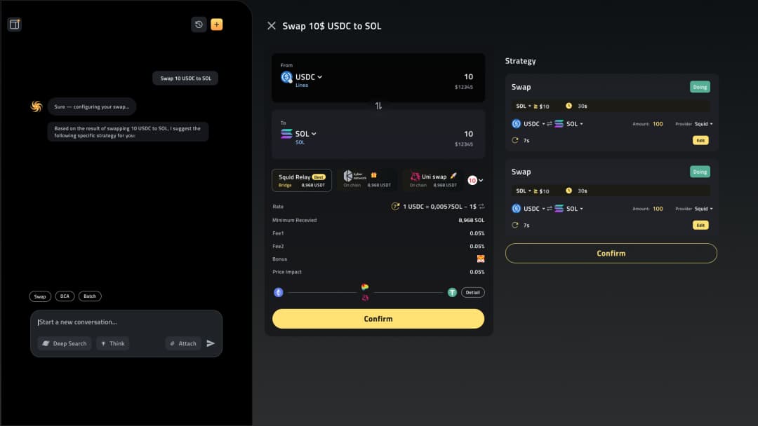 AI-Powered DeFi Aggregator